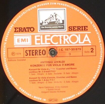 EMI Electrola 1 C 187-30 879/80 - Antonio Vivaldi, Nane Calabres - Image 6
