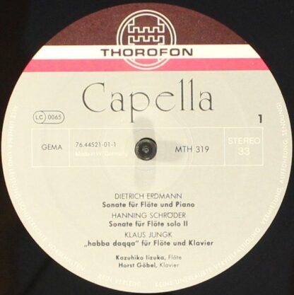 Thorofon Capella MTH 319 - Various - Flötenmusik Aus Unserer Zei - Image 3