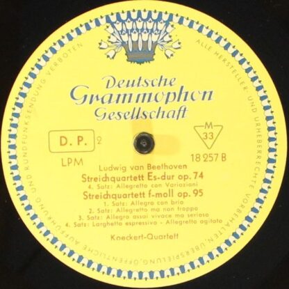 Deutsche Grammophon LPM 18 257 - Ludwig van Beethoven, Koeckert- - Image 2