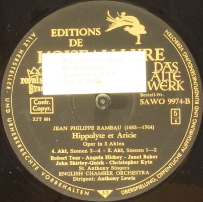 Das Alte Werk SAWO 9972/74-B - Jean-Philippe Rameau, English Cha - Image 9