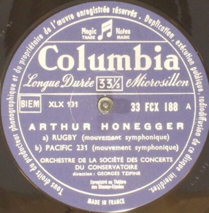 Columbia FCX 187-8 - Arthur Honegger, Denis De Rougemont, Jean D - Image 6
