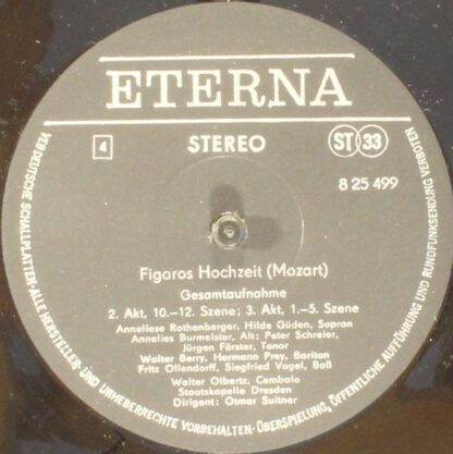 Eterna 8 25 498-500 - Wolfgang Amadeus Mozart - Die Hochzeit Des - Image 10