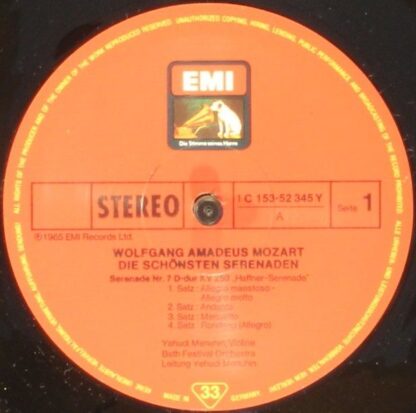 His Master's Voice 1C 153-52 345/47 Y - Wolfgang Amadeus Mozart, - Image 6