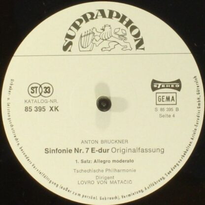 Supraphon 85 397 XK - Anton Bruckner, The Czech Philharmonic Orc - Image 7
