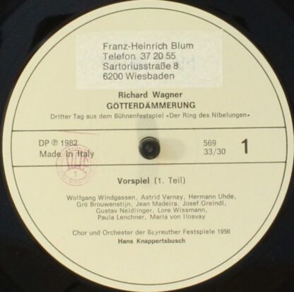 Melodram MEL 567 - Richard Wagner - Götterdämmerung 1956 - Image 12