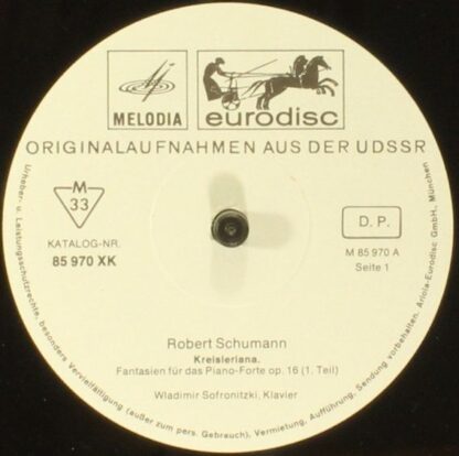 Eurodisc 85 993 XFK - Vladimir Sofronitsky, Robert Schumann, Fré - Image 10