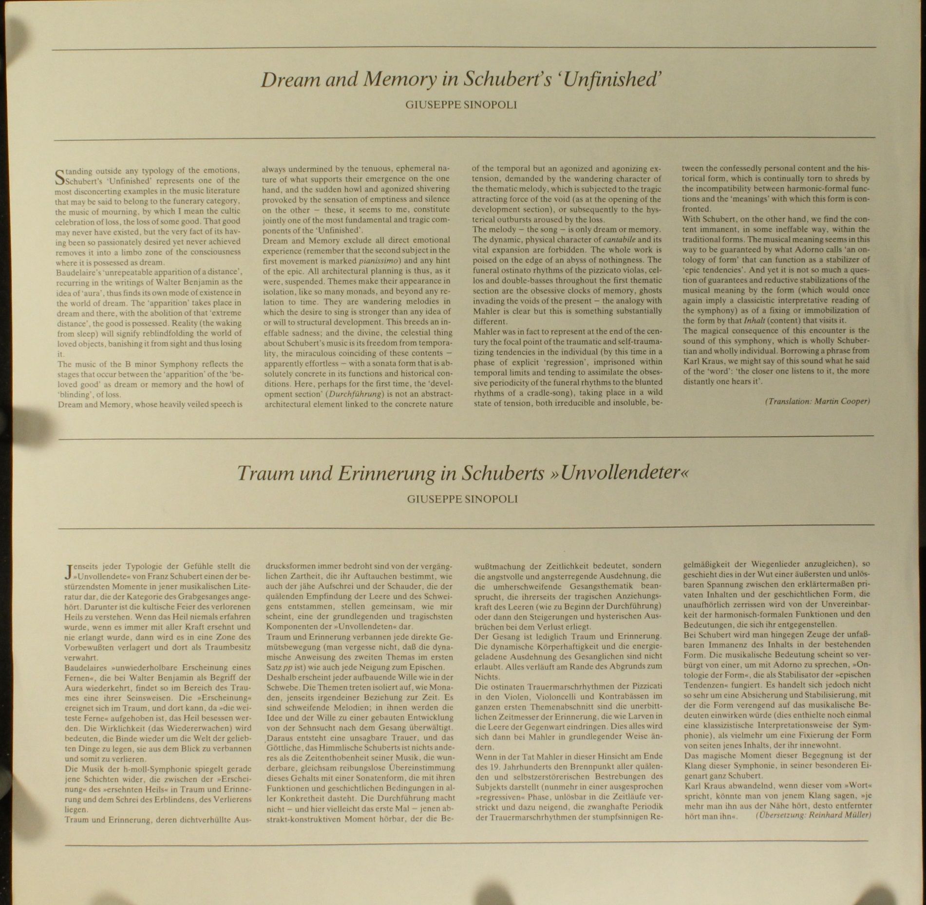 Deutsche Grammophon 410 862-1 - Franz Schubert, Felix Mendelssoh - Image 3