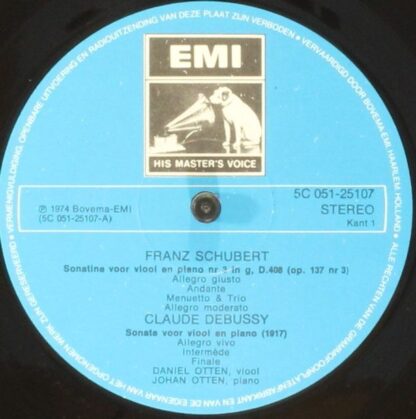 His Master's Voice 5C 051-25 107 - Duo Daniel & Johan Otten, Fra - Image 3