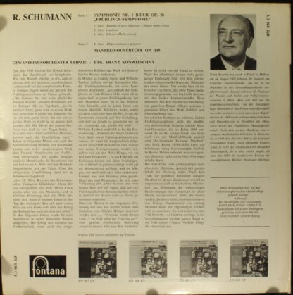 Fontana 875 038 CY - Robert Schumann, Gewandhausorchester Leipzi - Image 2