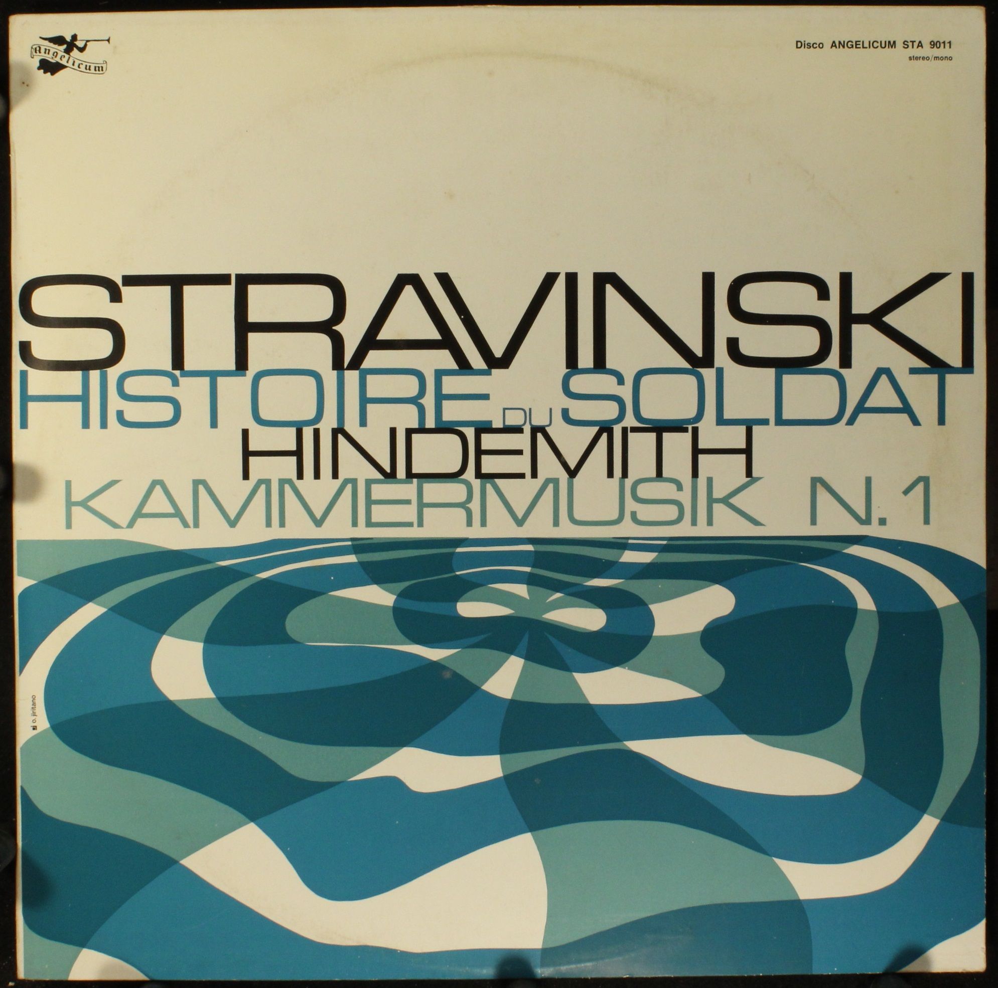 Disco Angelicum STA 9011 - Igor Stravinsky, Paul Hindemith - His