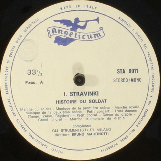 Disco Angelicum STA 9011 - Igor Stravinsky, Paul Hindemith - His - Image 4