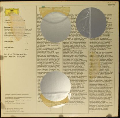 Deutsche Grammophon 2530 485 - Arnold Schoenberg, Berliner Philh - Image 2