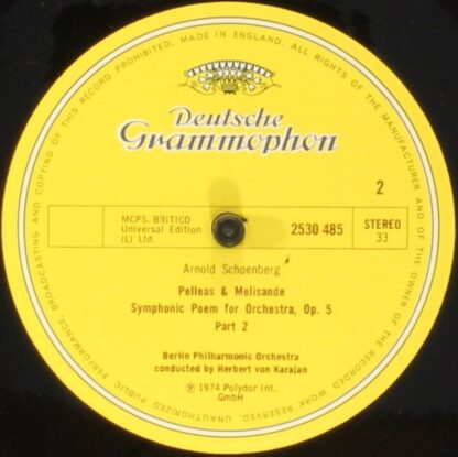 Deutsche Grammophon 2530 485 - Arnold Schoenberg, Berliner Philh - Image 3