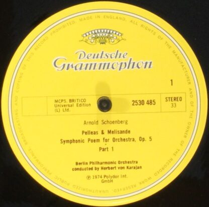 Deutsche Grammophon 2530 485 - Arnold Schoenberg, Berliner Philh - Image 4