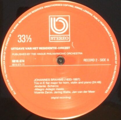 Residentie-Orkest 6818.673/674 - Johannes Brahms, Residentie Ork - Image 8