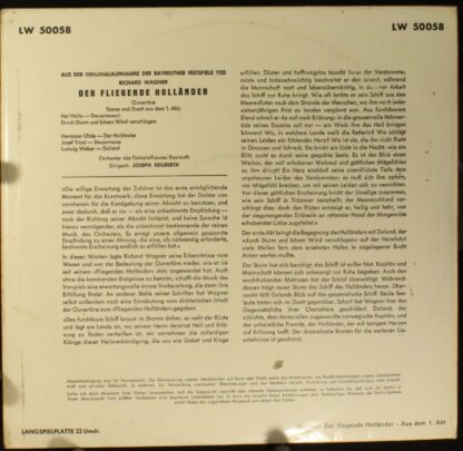 DECCA LW 50058 - Richard Wagner, Orchester der Bayreuther Festsp - Image 2