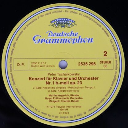 Deutsche Grammophon 2535 295 - Pyotr Ilyich Tchaikovsky, Martha - Image 4