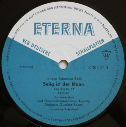 Eterna 8 20 527 - Johann Sebastian Bach, Günther Ramin - Schwing - Image 4