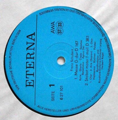 Eterna 8 27 101 - Franz Schubert, Magdaléna Hajóssyová, Eberhard - Image 3