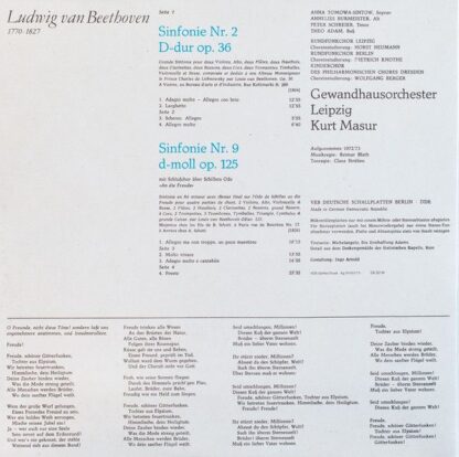 Eterna 8 26 421-422 - Ludwig van Beethoven, Anna Tomowa-Sintow, - Image 5