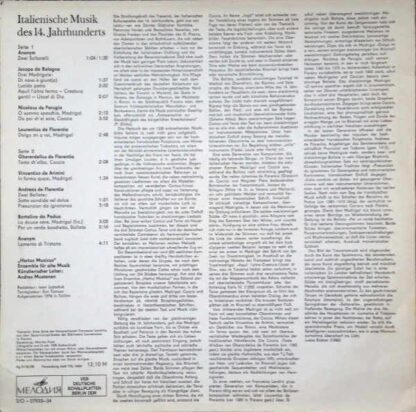 Melodia Eterna 8 27 304 - Hortus Musicus, Andres Mustonen - Ital - Image 2
