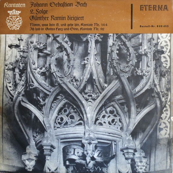 Eterna 8 20 453 - Johann Sebastian Bach, Günther Ramin - Nimm Wa
