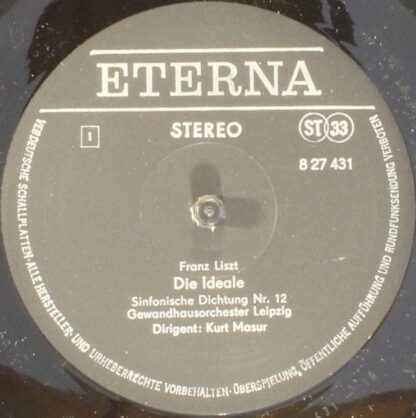 Eterna 8 27 431 - Franz Liszt, Gewandhausorchester Leipzig, Kurt - Image 3