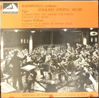 His Master's Voice ASD 521 - Sir John Barbirolli, Sir Edward Elg