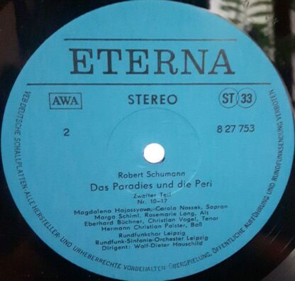 Eterna 8 27 753-754 - Robert Schumann, Magdaléna Hajóssyová, Mar - Image 4