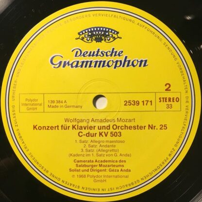 Deutsche Grammophon 2726 060 - Wolfgang Amadeus Mozart, Géza And - Image 4