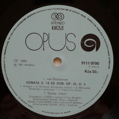 Opus 9111 0790 - Ludwig van Beethoven, Friedrich Gulda - Beethov - Image 4