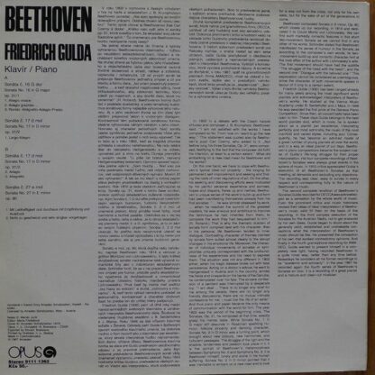 Opus 9111 1362 - Ludwig van Beethoven, Friedrich Gulda - Beethov - Image 2