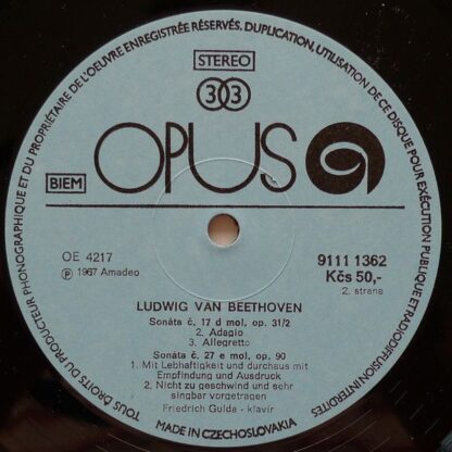 Opus 9111 1362 - Ludwig van Beethoven, Friedrich Gulda - Beethov - Image 4