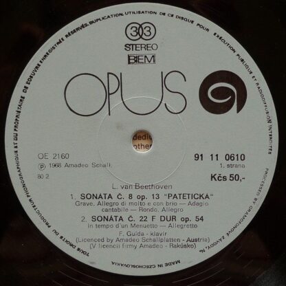 Opus 9111 0610 - Ludwig van Beethoven, Friedrich Gulda - Beethov - Image 3