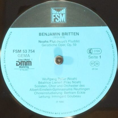 FSM FSM 53 754 - Benjamin Britten, Wolfgang Pailer, Béatrice Lie - Image 5