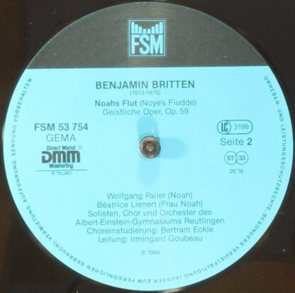 FSM FSM 53 754 - Benjamin Britten, Wolfgang Pailer, Béatrice Lie - Image 6