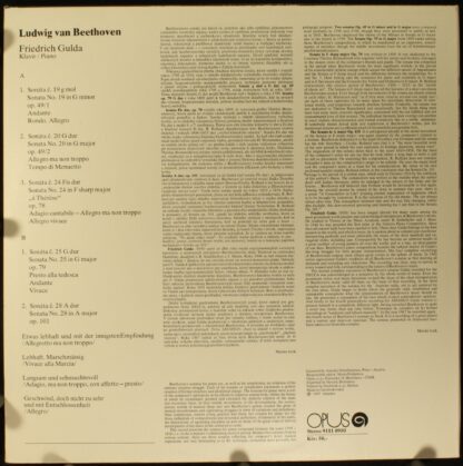 Opus 9111 0950 - Ludwig van Beethoven, Friedrich Gulda - 6 - Image 2