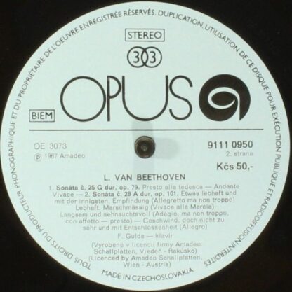 Opus 9111 0950 - Ludwig van Beethoven, Friedrich Gulda - 6 - Image 4