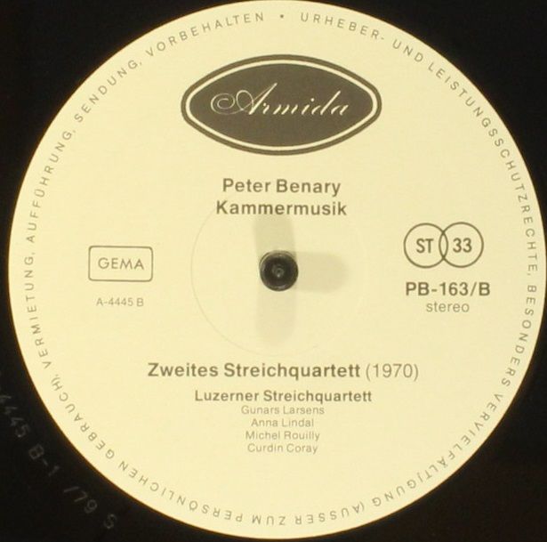 Armida PB-163 - Peter Benary - Kammermusik - Image 4