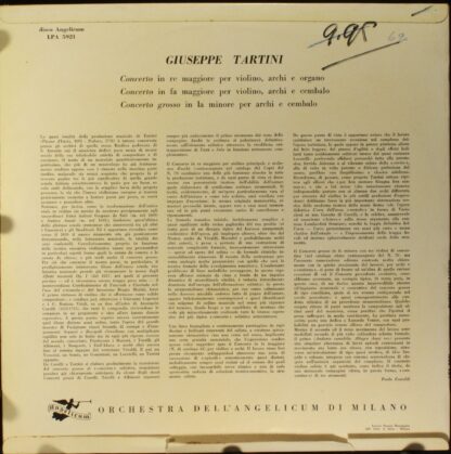 ANGELICUM LPA. 5921 - Franco Gulli, Orchestra Dell'Angelicum Di - Image 2