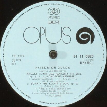 Opus 9111 0325 - Ludwig van Beethoven, Friedrich Gulda - Beethov - Image 3
