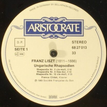 Aristocrate (2) 68 27 013 - Franz Liszt, France Clidat - Ungaris - Image 5