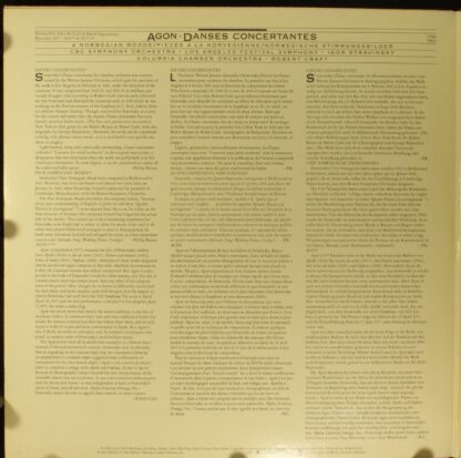 CBS Masterworks GM 31 - Igor Stravinsky, Columbia Chamber Orches - Image 4