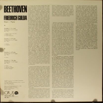 Opus 9111 1363 - Ludwig van Beethoven, Friedrich Gulda - Beethov - Image 2