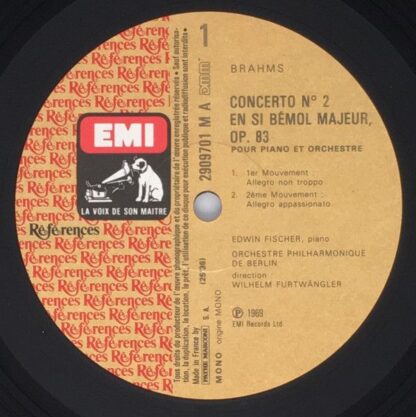 La Voix De Son Maître 290 9701 - Johannes Brahms, Edwin Fischer, - Image 3