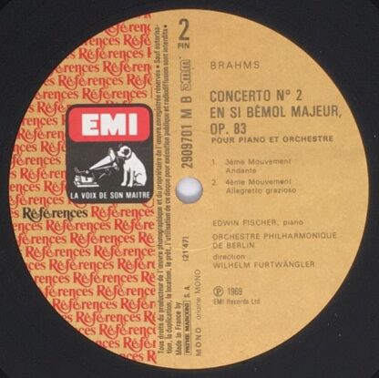 La Voix De Son Maître 290 9701 - Johannes Brahms, Edwin Fischer, - Image 4