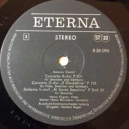 Eterna 8 26 096 - Antonio Vivaldi, Rundfunk-Kammerorchester Leip - Image 3