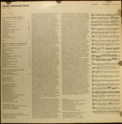 Eterna 8 27 415 - Johann Sebastian Bach, Arleen Auger, Julia Ham - Image 2