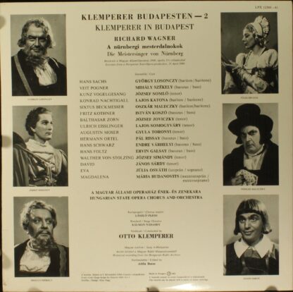 Hungaroton LPX 12340-41 - Richard Wagner, Otto Klemperer, György - Image 2