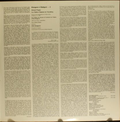 Hungaroton LPX 12340-41 - Richard Wagner, Otto Klemperer, György - Image 3